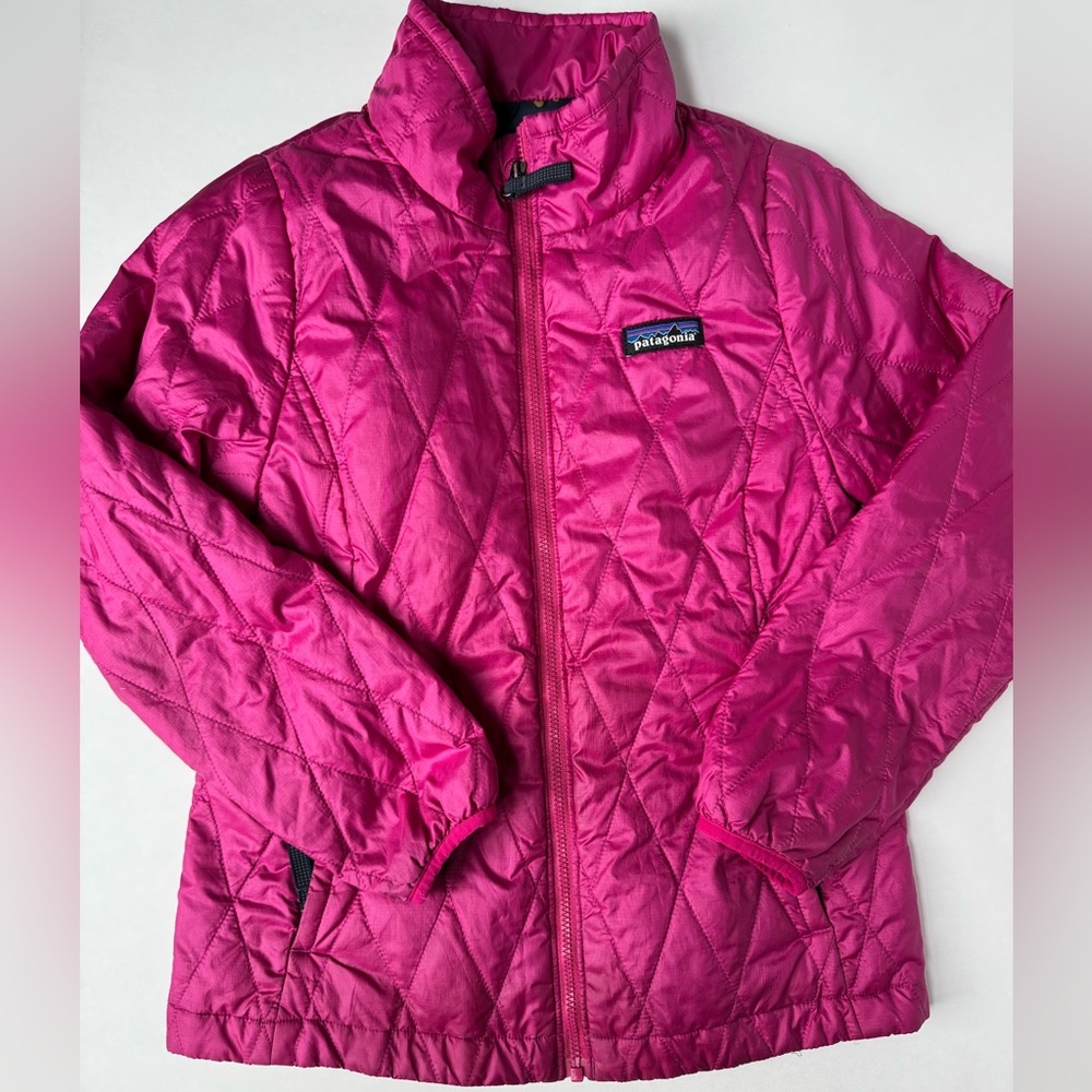 Patagonia size 7/8 lightweight Pink Quilted Jacket